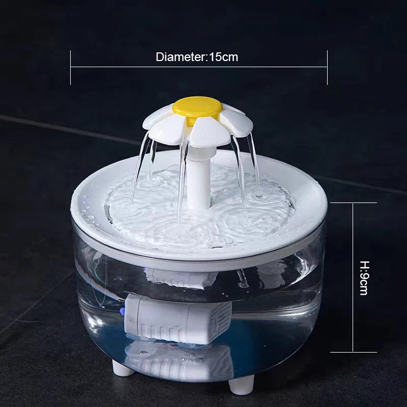 Cat Water Fountain (1.2L) – USB Electric Pet Water Dispenser (Ultra-Quiet)